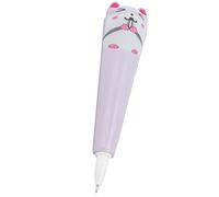 Fdit Bolígrafo de Descompresión, Herramienta Innovadora y para Aliviar el Estrés, para el Hogar, Oficina, Escuela, Recarga de Gel de 0,5mm, Espuma Viscoelástica Ligera (hámster morado)