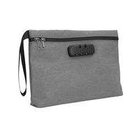 Fdit Bolsa a Prueba de Olores con Cerradura de Combinación Bolsa de Almacenamiento a Prueba de Olores Contenedor de Almacenamiento de Viaje Forrado con Carbón Activado para Accesorios (Grey)