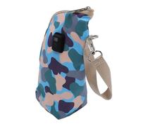 Fdit Bolsa Calentadora de Botellas LED Portátil, Bolsa Térmica de Leche con 21 Ajustes para Viajes en Cochecito, Paquete de Metal de 1 (BLUE)