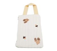 Fdit Bolsa Contenedora de Toallitas Húmedas para Viajes, Bolsa Compacta y Reutilizable para Toallitas Húmedas para Desmaquillante, Tela de Algodón, 1 Unidad (ardilla)