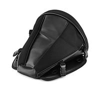 Fdit Bolsa de Asiento de Asiento Deportivo para Bicicletas de Motocicleta, Motocicleta Dos Deportes, Tela de Punto Negro, 11.4 '' X 8.3 '' '