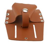 Fdit Bolsa de Herramientas Multifuncional, Funda Delgada de Cuero PU para Cinta Métrica, para Carpinteros, Trabajadores de la Construcción