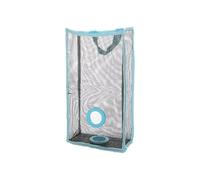 Fdit Bolsa de Malla de Almacenamiento Reutilizable, Soporte para Bolsa de Basura, Organizador de Bolsas de Basura Hecho de PVC de Primera Calidad con Asa para Colgar para el Hogar, (Pequeña)