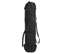 Fdit Bolsa de Pesca Multiusos, Soporte para Aparejos de Pesca Ajustable y Plegable para Pescadores y Entusiastas del Aire Libre, Tela Oxford de 43,3x7,9x7,9 Pulgadas (Black)