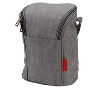 Fdit Bolsa para Biberones, Bolso Isotérmico de Nailon con Colgador para Cochecito y Correa Ajustable, Almacenamiento Multiusos para Biberones y Artículos Esenciales de Viaje. (Grey)
