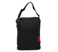 Fdit Bolsa para Biberones, Bolso Isotérmico de Nailon con Colgador para Cochecito y Correa Ajustable, Almacenamiento Multiusos para Biberones y Artículos Esenciales de Viaje. (Black)