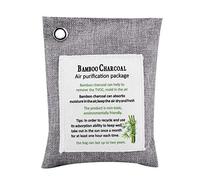 Fdit Bolsa Purificadora de Aire, Bolsa Desodorizante de Carbón de bambú, Ambientadora Absorbente de Agua para Espacio Interior, Gabinete de Almacenamiento de Coche, Baño, (1)