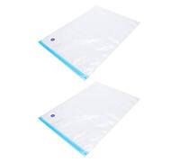 Fdit Bolsas con Cremallera Al Vacío de 50x35CM, Bolsas de Alimentos Al Vacío Selladas de Doble Capa para Almacenamiento a Largo Plazo en la Cocina, Juego de 2 para el Hogar