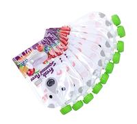 Fdit Bolsas de Alimentos Reutilizables, Paquete de 10 Bolsas de Almacenamiento de Alimentos para Bebés de 200 Ml para puré Casero, Yogur y Refrigerios para Congelar