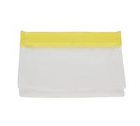 Fdit Bolsas de Almacenamiento de Alimentos, Bolsas de Silicona a Prueba de Fugas para Almacenamiento de Verduras y Alimentos con Cremallera de Doble Cierre para Aperitivos y Almuerzos (medio amarillo)