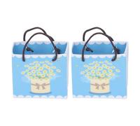 Fdit Bolsas de Papel para Casa de Muñecas 1:12, Material de Papel Premium Que No Destiñe, Accesorios para Casa de Muñecas, 2 uds. para Colección/exhibición de Joyas (H)