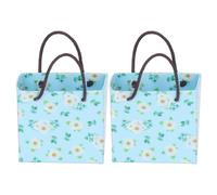 Fdit Bolsas de Papel para Casa de Muñecas 1:12, Material de Papel Premium Que No Destiñe, Accesorios para Casa de Muñecas, 2 uds. para Colección/exhibición de Joyas (I)