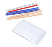 Fdit Bolsas de Transparentes a Granel con Cinta para Muñecas, Aperitivos, 100 Unidades Ligeras para Facilitar su Transporte