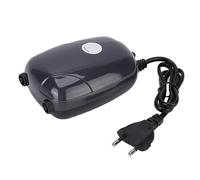 Fdit Bomba de Aire para Acuario, Bomba de Oxígeno de bajo Ruido con Manguera de Piedra de Aire y Válvula de Parada, para Oxigenación de Acuarios de Peceras (Doble Agujero)