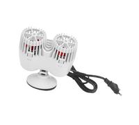 Fdit Bomba de Circulación de Acuario, Generador de Ondas Silencioso y Eficiente para Pecera, Estructura Robusta, Bomba de Flujo de Agua de Doble Cabezal para Acuarios de Todos los Tamaños (Enchufe