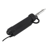Fdit Bomba de Desoldadura Eléctrica de 30 W, Ventosa de Soldadura, Potencia Electromagnética de 350 W, Herramienta de Eliminación de Soldadura de Aluminio ABS para (Enchufe europeo negro 220V)