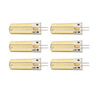 Fdit Bombilla LED G4, 7 W, 700 Lm, Iluminación de 360 grados con 72 Piezas 2835 SMD, sin Parpadeo, sin Deslumbramiento para Luz de Techo, Lámpara de Pared, Lámpara de Araña, Yate RV (Luz cálida)