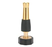 Fdit Boquilla de Manguera de Hilo Femenino de Latón G3/4 con Construcción de Latón para Riego de Jardín, Lavado de Coches, Riego por Goteo