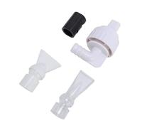 Fdit Boquilla de Pico de Pato para Acuario con Agua Ajustable, Función Antisifón para Acuario, Salida Decorativa [Conector Universal, Material plástico]