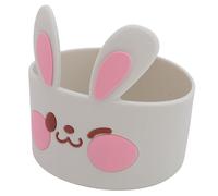 Fdit Bota Protectora de Silicona para Botella, Antideslizante y Antiarañazos, Funda Inferior de Copa de 3 Uds para Uso Portátil (Grey)