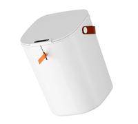 Fdit Bote de Basura con Sensor, Tecnología de Detección Inteligente con Tapa de Fácil Apertura y Cierre, Cubo de Basura ABS de Gran Capacidad de 20 Litros para Cocina, Baño, Dormitorio, (WHITE)