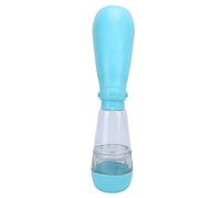 Fdit Botella de Agua Portátil para Perros de 7,9 Pulgadas con Control de un Botón y Diseño Antireflujo para Viajes Al Aire Libre Bebiendo Colección de Caca (Blue)