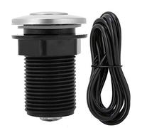 Fdit Botón automático de Bloqueo del Interruptor de Aire de desechos de Basura + Kit neumático de Manguera de Aire