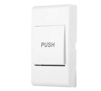 Fdit Botón Pulsador de Puerta de Diseño de Botón Grande Material Resistente Al Fuego de Control de Acceso para de Seguridad en el Hogar 100.000 Pruebas de Envejecimiento Calificadas