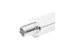 Fdit Brazo de Ducha de 16 Pulgadas, Construcción de Acero Inoxidable Macizo y Cobre, Extensión de Cabezal de Ducha de Montaje en Pared, con Acabado Cromado Brillante, para Reemplazo