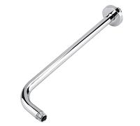 Fdit Brazo de Ducha Extralargo de 16 Pulgadas, Cabezal de Ducha de Lluvia de Acero Inoxidable con Acabado Cromado, para Instalación en Pared, Bañera o estándar.