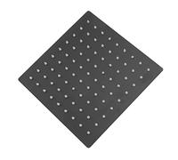 Fdit Cabezal de Ducha Cuadrado de Acero Inoxidable, Cabezal de Ducha de Baño con Montaje en Techo Tipo Lluvia Grande con Boquillas Giratorias y Diseño Inoxidable, para Baño de Niños y