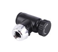 Fdit Cabezal de Inflado de Válvula de Bicicleta, Inflador de Neumáticos Compacto con Control de Portátil para Ciclistas, 16gCO2, 16g