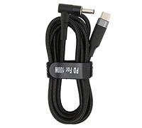 Fdit Cable de carga tipo C macho a CC de 4,0 x 1,35 mm, USB C a conector CC de 100 W,resistente al desgaste, cable de alimentación para ordenador portátil para Home Office(JD0611 (0,5 metros))