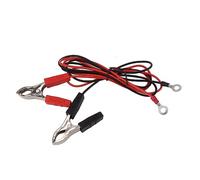 Fdit Cable de Conexión de Cerca Eléctrica de 2 Uds, Sistema de Cercado, Cable de Salto de Cerca Eléctrica con Pinza de Cocodrilo para Granja