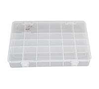Fdit Caja con Piezas de Red de Almacenamiento Separado Transparente para Tornillos Bolas de Uñas con Compartimentos Extraíbles para do -le -the team Sights y Ferretería