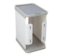 Fdit Caja de Almacenamiento de Leche Materna, Organizador Desmontable para Congelador con Placa de Enfriamiento de Metal, Recipiente de Plástico de Gran Capacidad para Organización