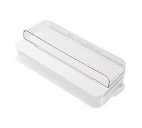 Fdit Caja de Almacenamiento Multifuncional para Montaje en Pared, Organizador de Gancho Desmontable Transparente para Teclas de Teléfono con Control Remoto, con Partición Extraíble para (M)