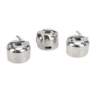 Fdit Caja de Bobina de 3 Piezas, Accesorio para Máquina de Coser de Acero Inoxidable con Fácil Instalación, para Reemplazo de Máquina de Coser con de Bobina Frontal