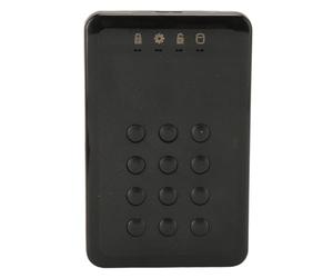 Fdit Caja de Disco Duro USB3.0, Caja Externa Portátil Cifrada por Hardware, Velocidad de Transferencia de 5 Gbps, Compatible