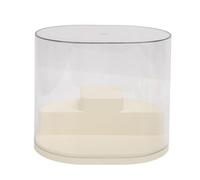 Fdit Caja de Soporte de Exhibición de Figuras, Estructura Compacta de Material Acrílico Transparente, Potente Función a Prueba de Polvo, Adecuada para Coleccionables de Figuras de Acción