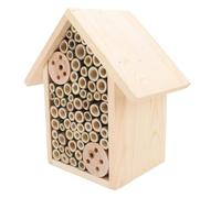 Fdit Caja Nido Colgante de Madera para Casa de Abejas para Decoración de Jardín y Equilibrio Ecológico para Entusiastas del Aire Libre Madera 7,3 X 4,7 X,9 Pulgadas