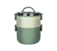 Fdit Caja Portátil, Fiambrera de Diseño Elegante para Viajes de Oficina Escolar, Niveles Múltiples, Grande, 1600ml (#6)