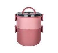 Fdit Caja Portátil, Fiambrera de Diseño Elegante para Viajes de Oficina Escolar, Niveles Múltiples, Grande, 1600ml (#5)