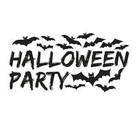 Fdit Calcomanía de Pared de Halloween, Pegatina de Murciélagos de Vinilo Extraíble para Ventana, Sala de Estar, Decoración de Fiesta DIY con Material Ecológico, Fácil de Despegar y