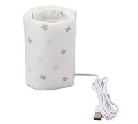 Fdit Calentador de Biberón USB Calentador de Leche Aislada Aislada Rápido para Viajar Tejido de Punto (En forma de estrella)