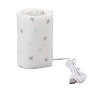 Fdit Calentador de Botella de Alimentación USB Calefacción Rápida para Tejido Tela (En forma de estrella)