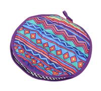 Fdit Calentador de Tortillas, Bolsa de Tela de 30 Cm Apta para Microondas para Tortillas de Harina de Maíz, Soporte Portátil de Poliéster y Algodón con Aislamiento para Pan Pita, Naan