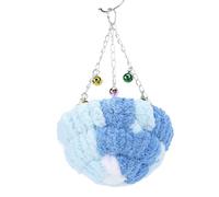 Fdit Cama Colgante para Periquitos Cómoda y Cálida, Nido de Columpio para Loros de Felpa Suave, Función de Juguete, Interior de Algodón Seguro, Ideal para Proporcionar un Lugar Seguro para Dormir