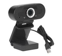 Fdit Cámara Web para Computadora, Cámara para PC Estéreo Full HD 1080P con Enfoque Automático y Micrófono Incorporado, Plug and Play para Seminarios Web y Videoconferencias,