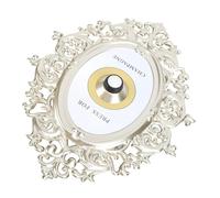 Fdit Campana de Puerta Decorativa Campana de Prensa de Champán Botón Pulsador Vintage Timbre de Champán Mini con Artesanía de Metal Liso para el Hogar Hotel Regalo de Inauguración